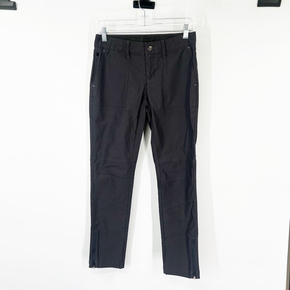 Stio Mid-Rise Gray Hiking Athletic Pants Ankle Zippers